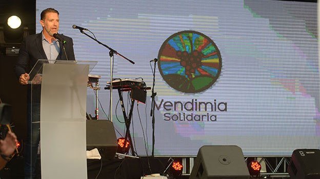 Alejandro Fantino en la Vendimia Solidaria de Mendoza