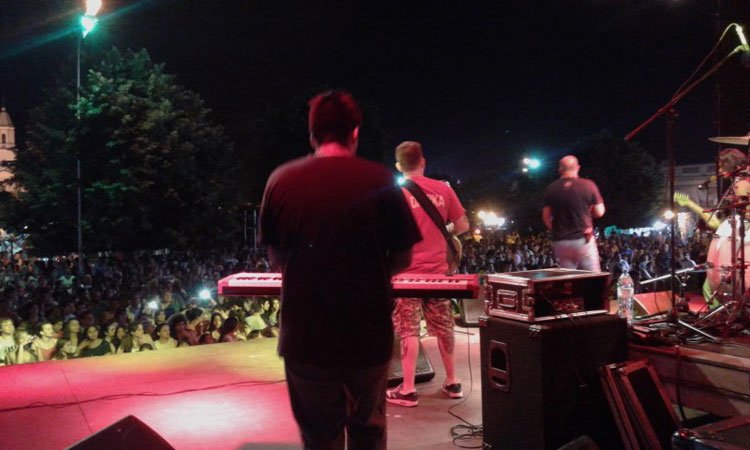Bahiano en el 150º Aniversario de Gral. Las Heras