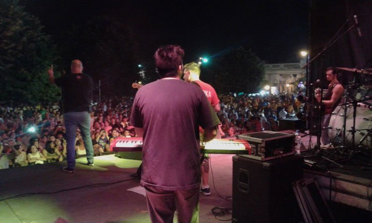 Bahiano en el 150º Aniversario de Gral. Las Heras