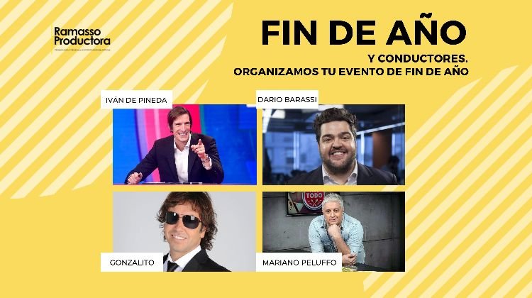 conductores para evento de fin de año