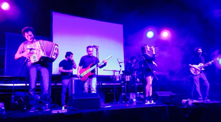 Cumbia Cool en la fiesta de empleados de Obras y Servicios de la Nación