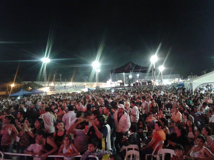 Mario Luis y Sergio Gonal en la Fiesta Nacional del Algodón