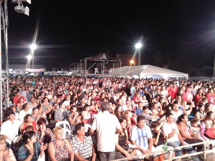 Mario Luis y Sergio Gonal en la Fiesta Nacional del Algodón