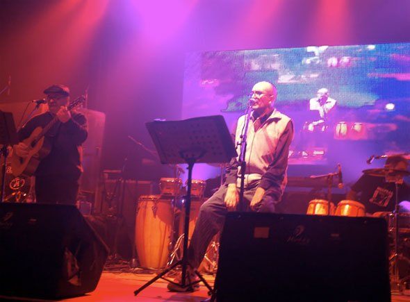 Luciano Pereyra en el festival folklorico de Lujan