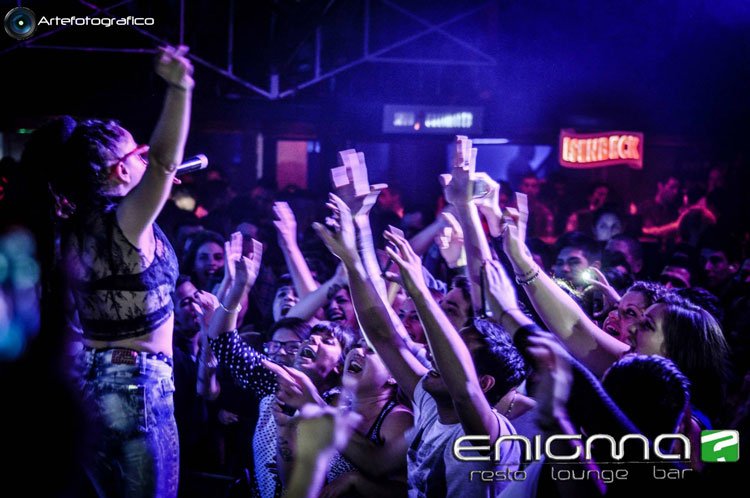 Miss Bolivia en Enigma Disco de Quilmes