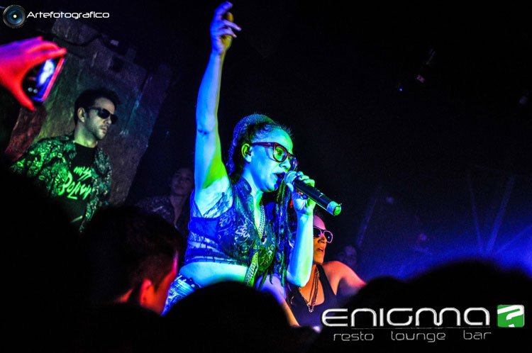 Miss Bolivia en Enigma Disco de Quilmes