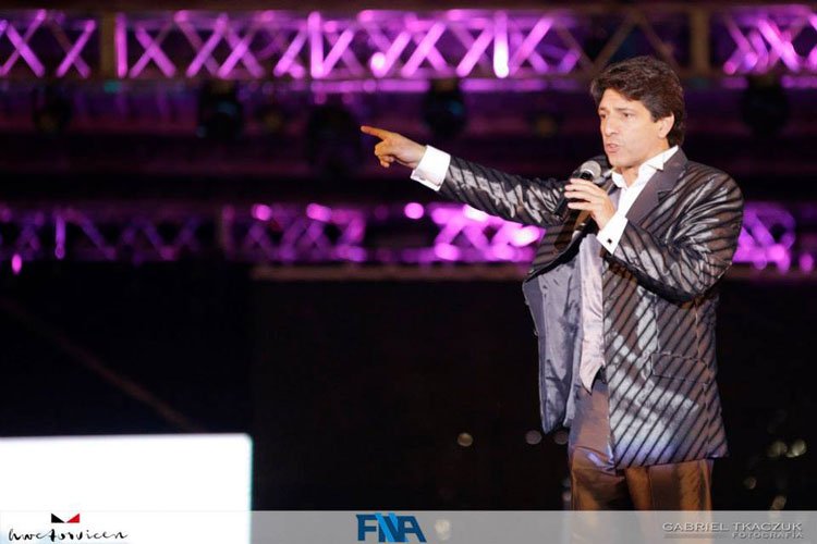 Mario Luis y Sergio Gonal en la Fiesta Nacional del Algodón