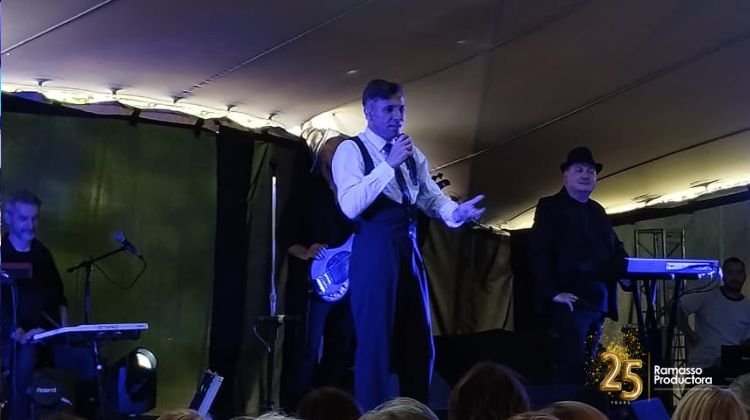 Martín Bossi, evento social en Pilar