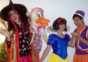Contratacion de Blancanieves y Aladino en el pais de los sueños Contratar a Blancanieves y Aladino en el pais de los sueños