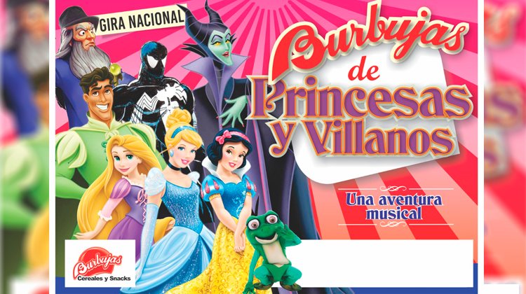 Burbujas de Princesas y Villanos