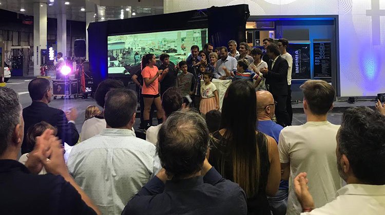 Gonzalito en la Reinauguración de YPF Las Américas