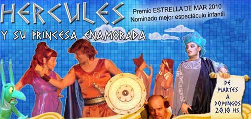 Contratar a Hercules y su princesa Enamorada