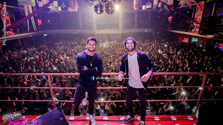 Lucas Velasco y Nicolás Furtado en Show Kolor, Jujuy