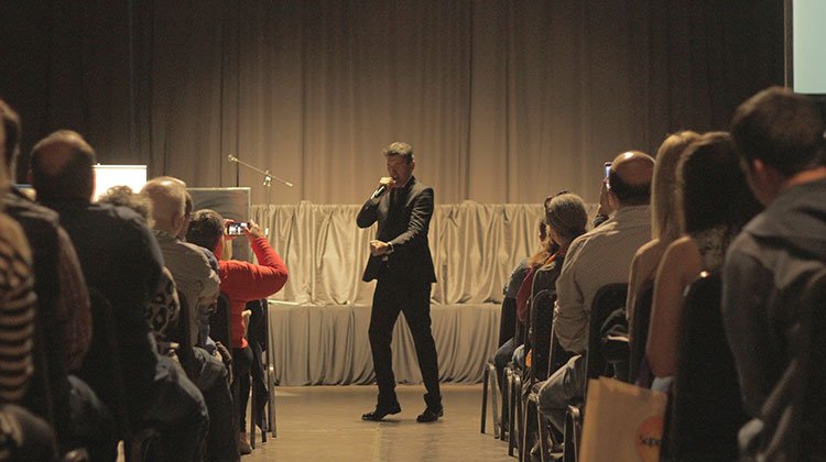 Miguel Ángel Cherutti en Expo Farma XX, Rosario