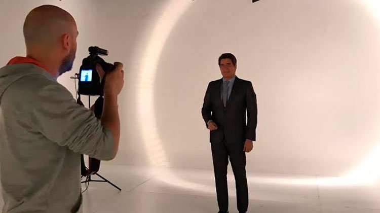 Guillermo Andino en campaña de Óptica Soler
