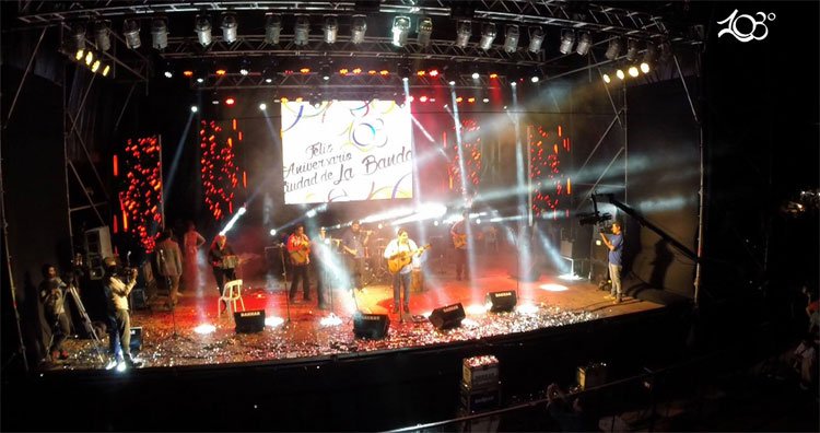 Hernán Drago en los festejos del 103 Aniversario de la Ciudad de La Banda