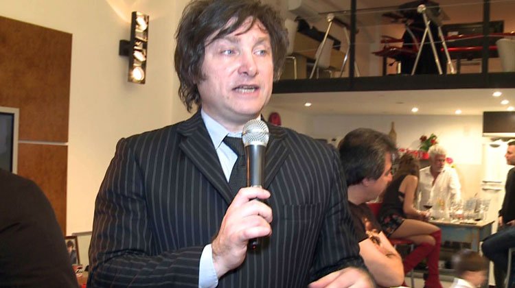 Javier Milei en Mercedes, Uruguay