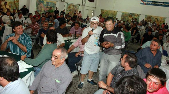 Los Rebos en el festejo del Dia del Papelero en Zarate
