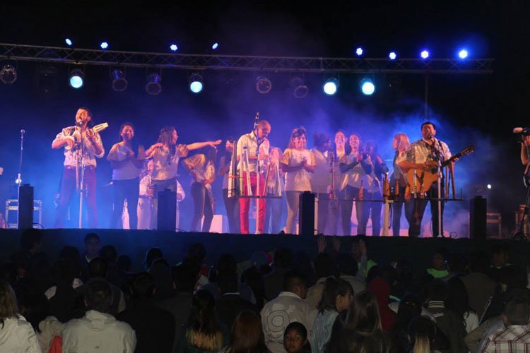 Los Tekis en la inauguración de Waynay Killa, Tafí del Valle
