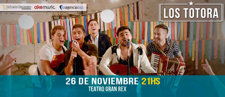 Los Totora en el Teatro Gran Rex