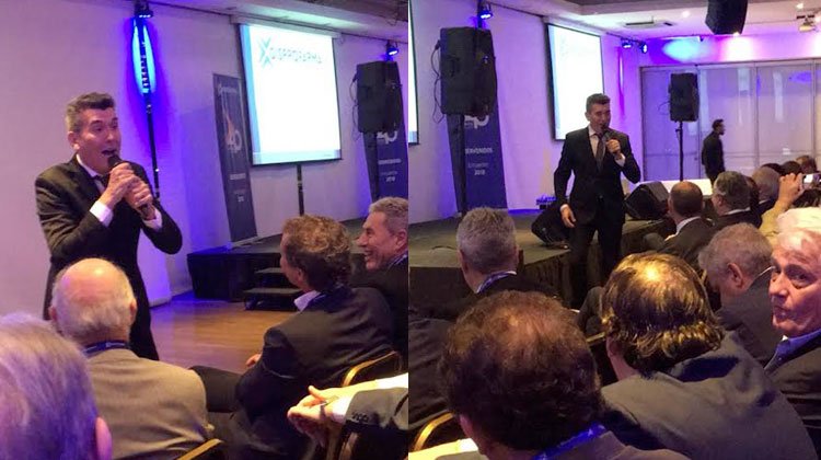 Miguel Ángel Cherutti en reunión 2018 de Disprofarma