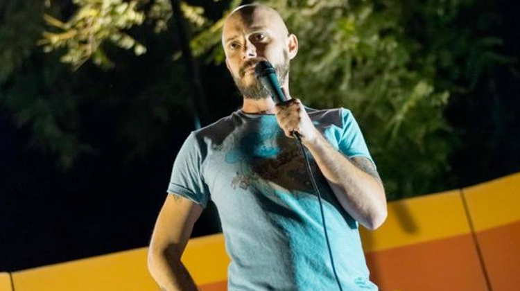 Pablo Picotto en evento municipal, Gualeguay