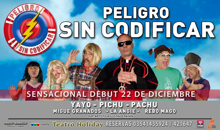 Carlos Paz palpita la obra de Peligro Sin Codificar!