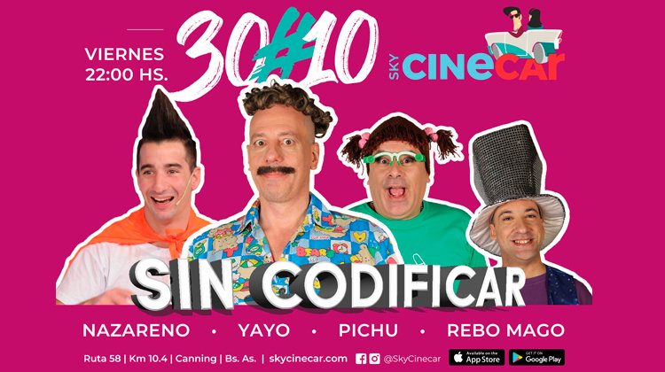 Sin Codificar 30 octubre Auto teatro en Sky Cine Car