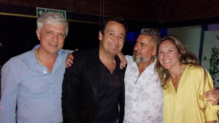Alvaro »Waldo» Navia en cumpleaños 50 de German