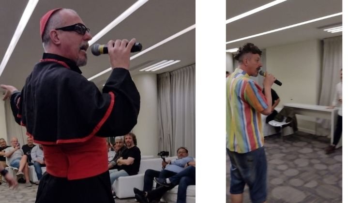 Yayo en evento social en CABA